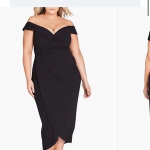 NWT city chic rippled love dress size XXL (24W)